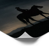 Desert Thunderstorm Poster - Lightning Strike  ポスター (角)