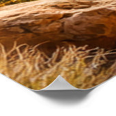 Desert Trail Between Rocky Canyons ポスター (角)