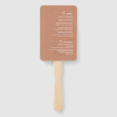 Desert Vibesの結婚ウェルカムプログラムID1019 ハンドファン (裏面)