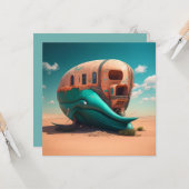 Desert whale house カード (正面/裏面インサイチュ)