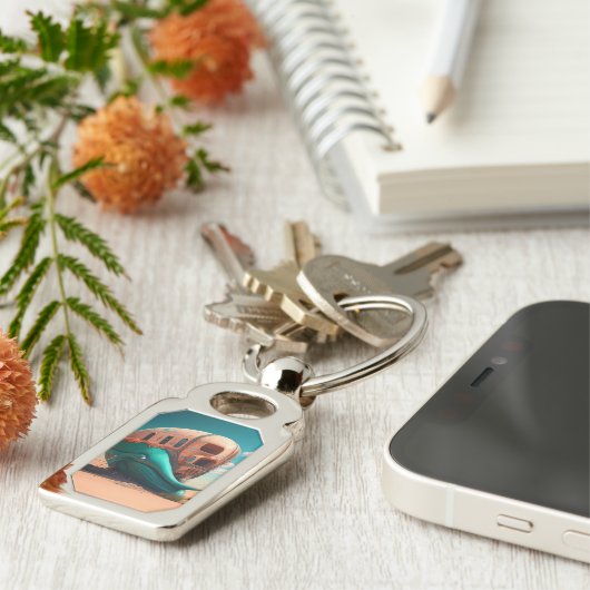 Desert Whale House キーホルダー (側面)