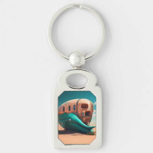 Desert Whale House キーホルダー (正面)