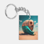 Desert Whale House キーホルダー (正面左)