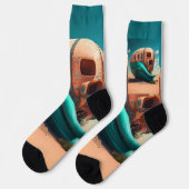 Desert whale house ソックス (左)