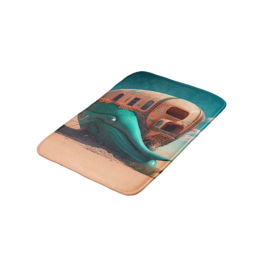 Desert whale house バスマット (アングル)