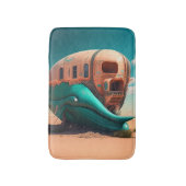 Desert whale house バスマット (正面縦)