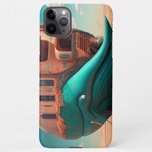 Desert Whale House iPhoneケース (裏面)