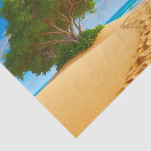 Deserted Tropical Island Sandy Beach  薄葉紙 (詳細)