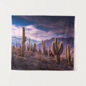 Deserts | Cactus Landscape Argentina タペストリー (正面(横))