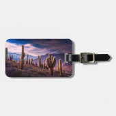 Deserts | Cactus Landscape Argentina ラゲッジタグ (正面横)