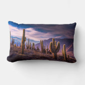 Deserts | Cactus Landscape Argentina ランバークッション (正面)
