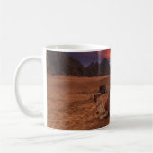 Deserts | Camels Sinai Mountains Egypt コーヒーマグカップ (左)