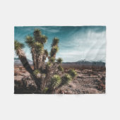 Deserts | Cholla Cactus フリースブランケット (正面(横))