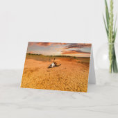 Deserts | Desert with Cow Skull カード (正面)
