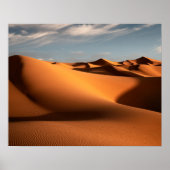 Deserts | Erg Chebbi Dunes Morocco ポスター (正面)