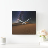 Deserts | Gobi Desert, Mongolia スクエア壁時計 (ホーム)