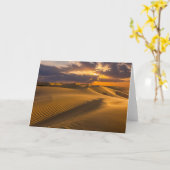 Deserts | Landscape of Sand Dunes カード (黄色い花)