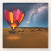 Deserts | Mesquite Dunes Death Valley ガラスコースター (正面)