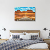 Deserts | Monument Valley, Utah キャンバスプリント (インサイチュ (寝室))