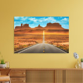 Deserts | Monument Valley, Utah キャンバスプリント (インサイチュ (リビング))