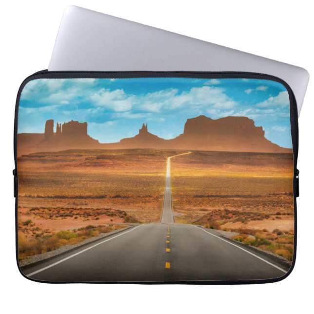 Deserts | Monument Valley, Utah ラップトップスリーブ (正面)
