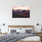 Deserts | Monument Valley Utah-Ariziona キャンバスプリント (インサイチュ (寝室))