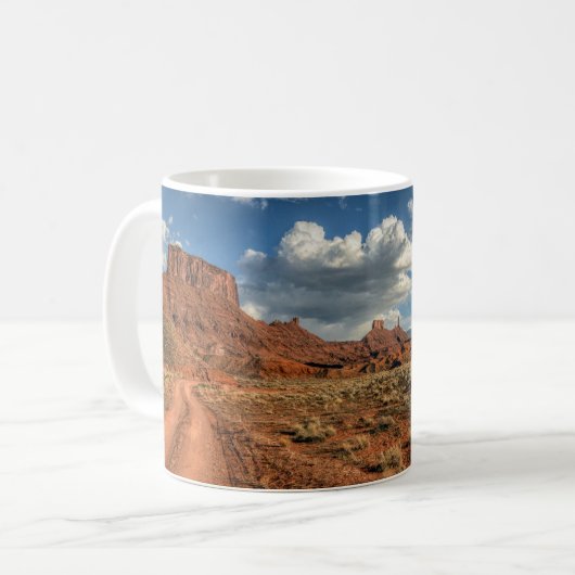 Deserts | Professor Valley Near Moab, Utah コーヒーマグカップ (正面左)