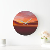 Deserts | Rolling Desert Landscape ラージ壁時計 (ホーム)