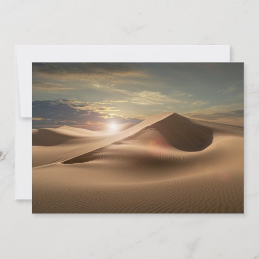 Deserts | Rub al Khali サンキューカード (正面)