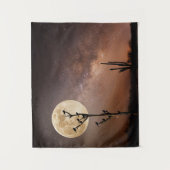 Deserts | Saguaro Cactus With Birds in Desert タペストリー (正面)