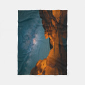 Deserts | Sam Pan Bok Night time Thailand フリースブランケット (正面)