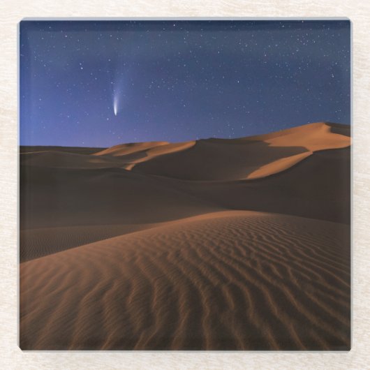 Deserts | Sand Dune Galaxy ガラスコースター (正面)