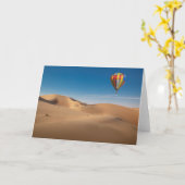 Deserts | Sand Dunes in the Dubai Desert カード (黄色い花)