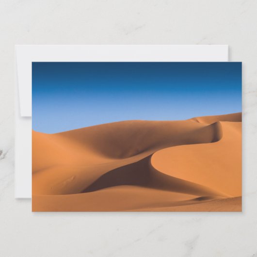 Deserts | Sand Dunes Near Illizi, South Algeria サンキューカード (正面)