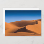 Deserts | Sand Dunes Near Illizi, South Algeria サンキューカード (正面/裏面)