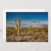 Deserts | Superstition Mountains, Arizona サンキューカード (正面/裏面)