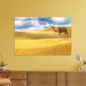 Deserts | Thar Desert Rajasthan India Camel キャンバスプリント (インサイチュ (リビング))