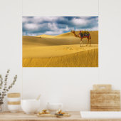 Deserts | Thar Desert Rajasthan India Camel ポスター (キッチン)