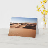 Deserts | United Arab Emirates Sand Dunes カード (黄色い花)