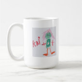 DesginsByKai著ワニのマグ コーヒーマグカップ (左)