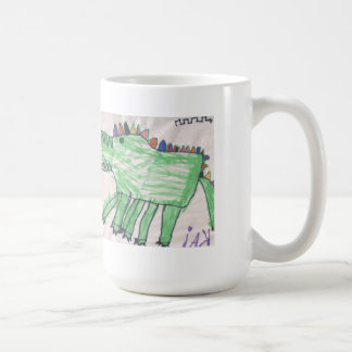 DesginsByKai著ワニのマグ コーヒーマグカップ