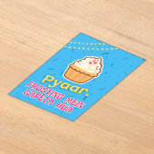 Desi Indian Pakistani Wedding Mehndi Food Sign アクリル招待状 (レイダウン)