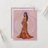 Desi mommy to be カード (正面/裏面インサイチュ)