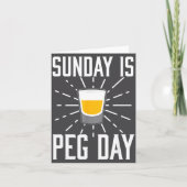 Desi Punjabi Funny Peg Day Sikh Quote Gift カード (正面)