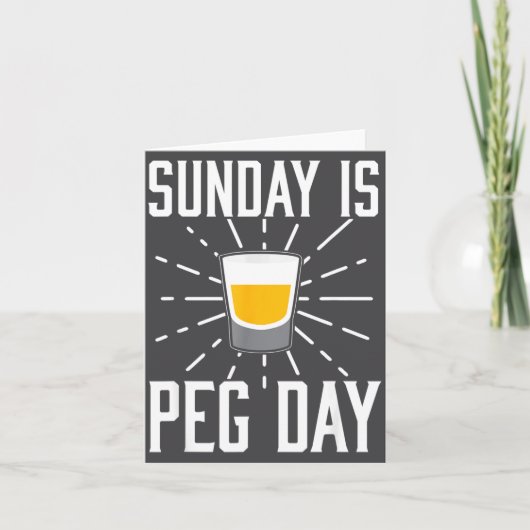 Desi Punjabi Funny Peg Day Sikh Quote Gift カード (正面)