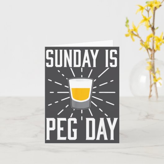 Desi Punjabi Funny Peg Day Sikh Quote Gift カード (黄色い花)