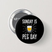 Desi Punjabi Funny Peg Day Sikh Quote Gift  缶バッジ (正面&裏面)