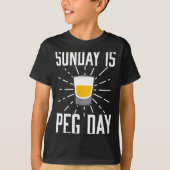 Desi Punjabi Funny Peg Day Sikh Quote Gift  Tシャツ (正面)