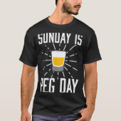 Desi Punjabi Funny Peg Day Sikh Quote Gift  Tシャツ (正面)