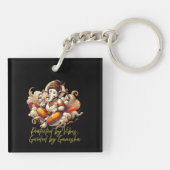 Desi Spiritual Vibes, Meditation Energy キーホルダー (裏面)